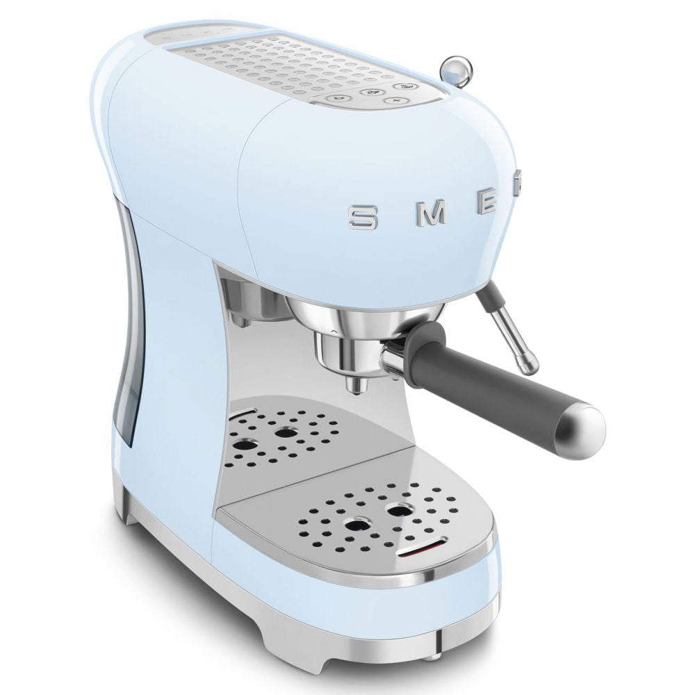 Espressor albastru de cafea ECF02PBEU, Smeg