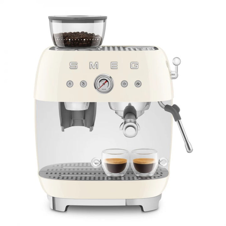 Espressor manual crem 50's Style, EGF03CREU, Smeg