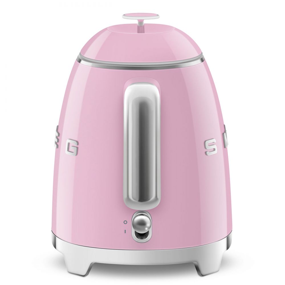 Mini fierbator de apa retro roz, KLF05PKEU, Smeg (BlackFriday)