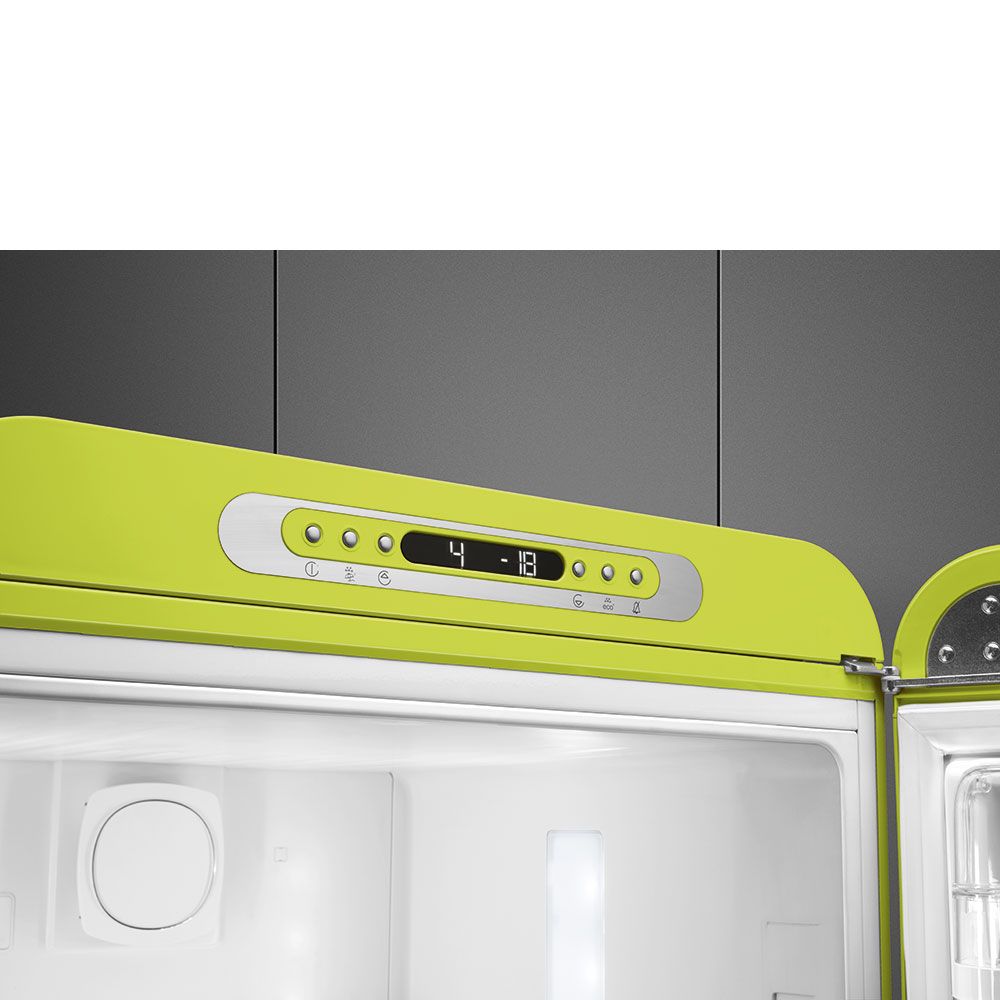 Combina frigorifica retro dreapta verde lime, FAB32RLI5, Smeg