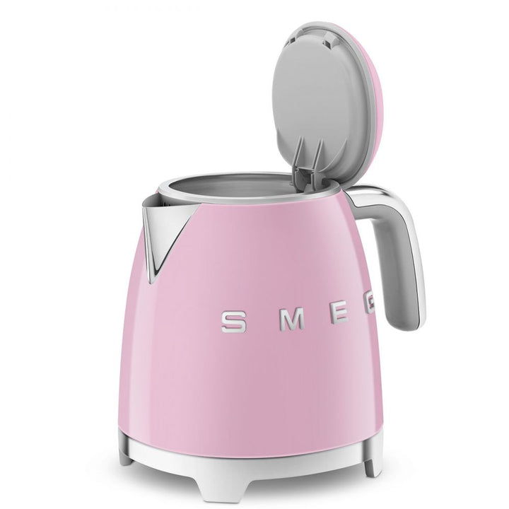 Mini fierbator de apa retro roz, KLF05PKEU, Smeg (BlackFriday)