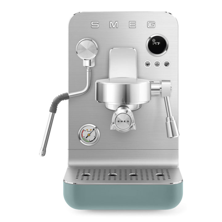 Aparat de cafea espresso manual Minipro verde smarald, EMC02EGMEU, Smeg