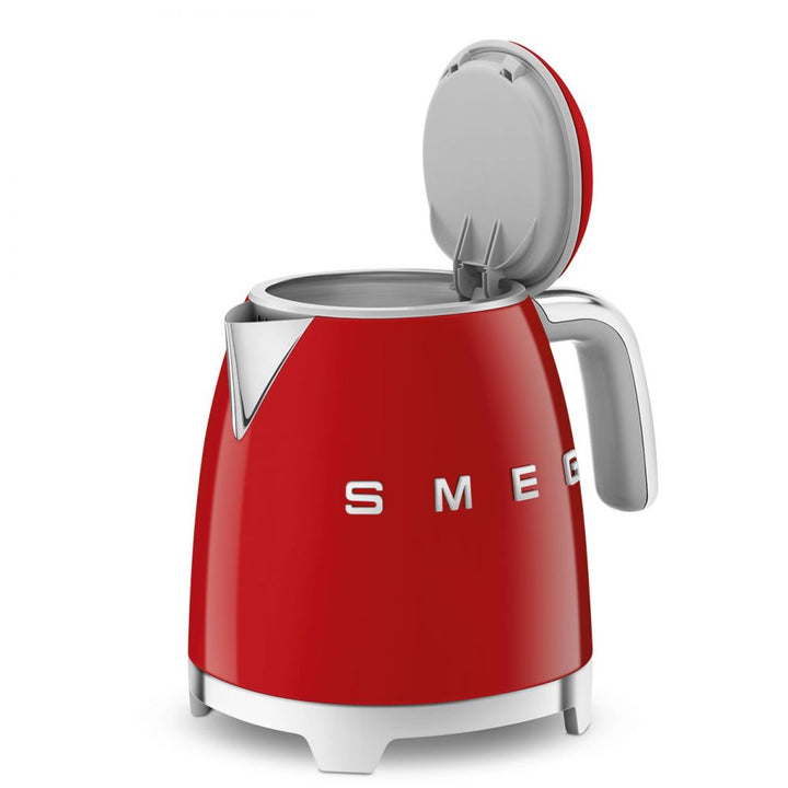 Mini fierbator de apa retro rosu, KLF05RDEU, Smeg
