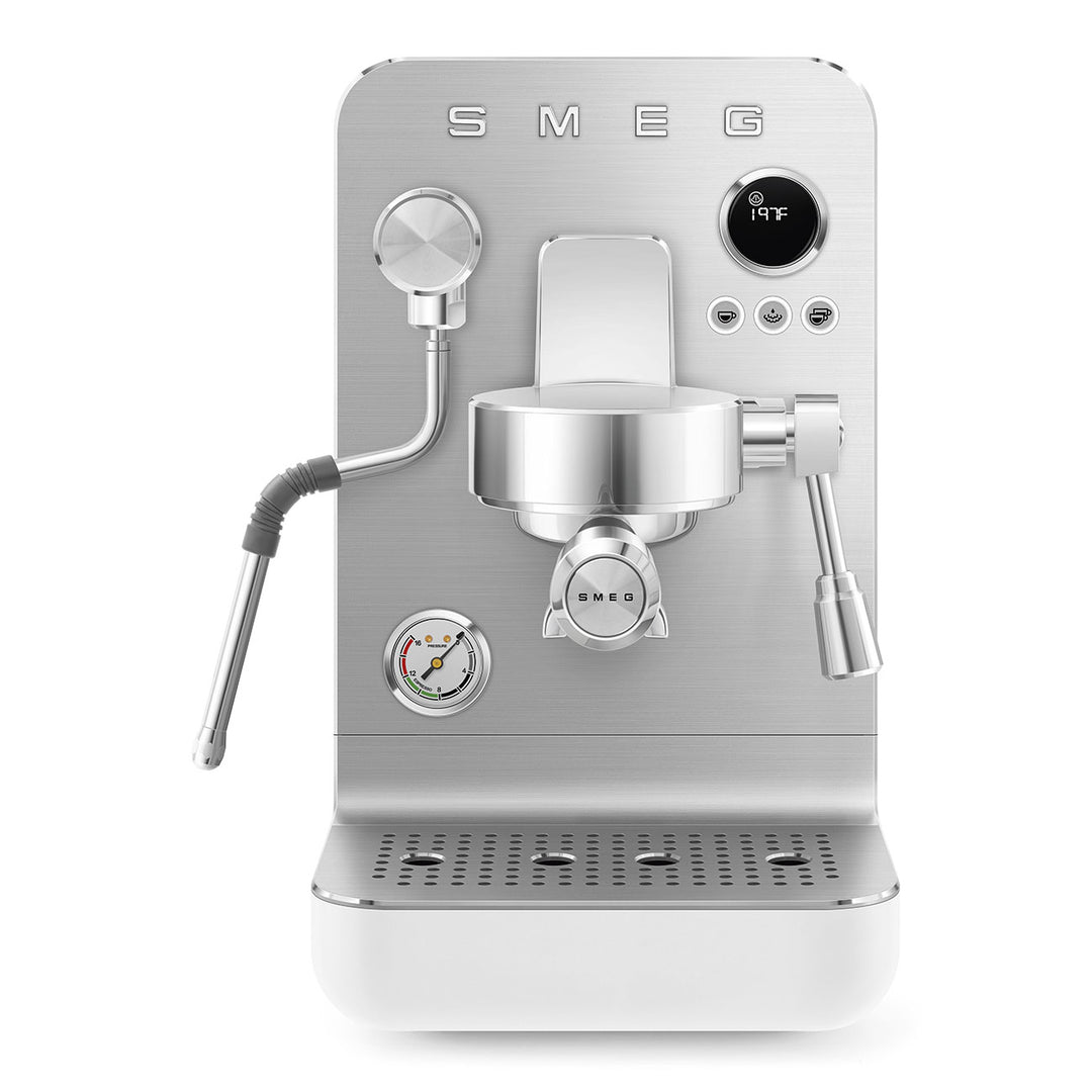 Aparat de cafea espresso manual Minipro alb, EMC02WHMEU, Smeg