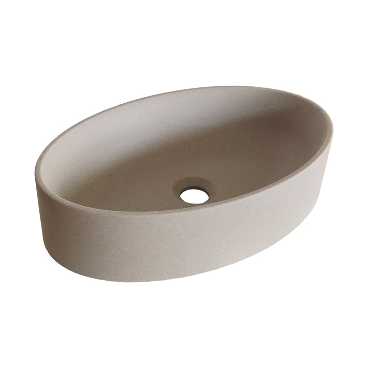 Lavoar de baie oval din granit compozit SanDonna ARONDI