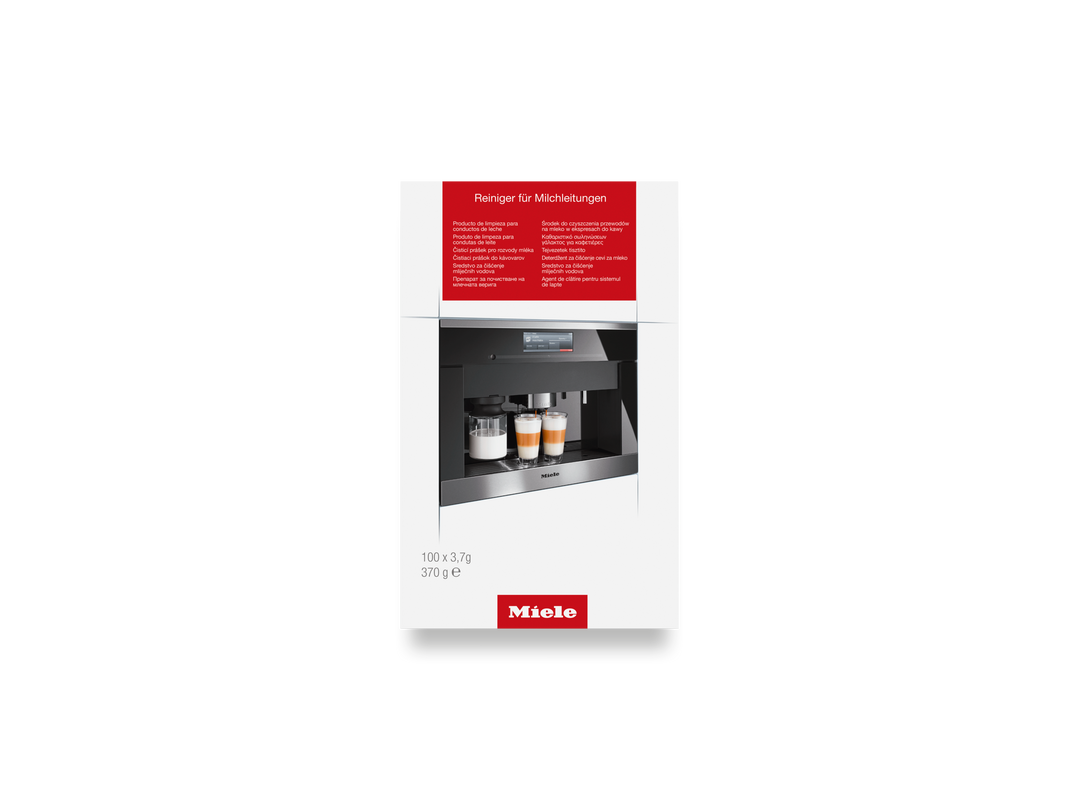 Soluții De Îngrijire Miele GP CL MCX 1001 P Ag. Curățare Traseu Lapte 100 Plicuri - Imagine 1