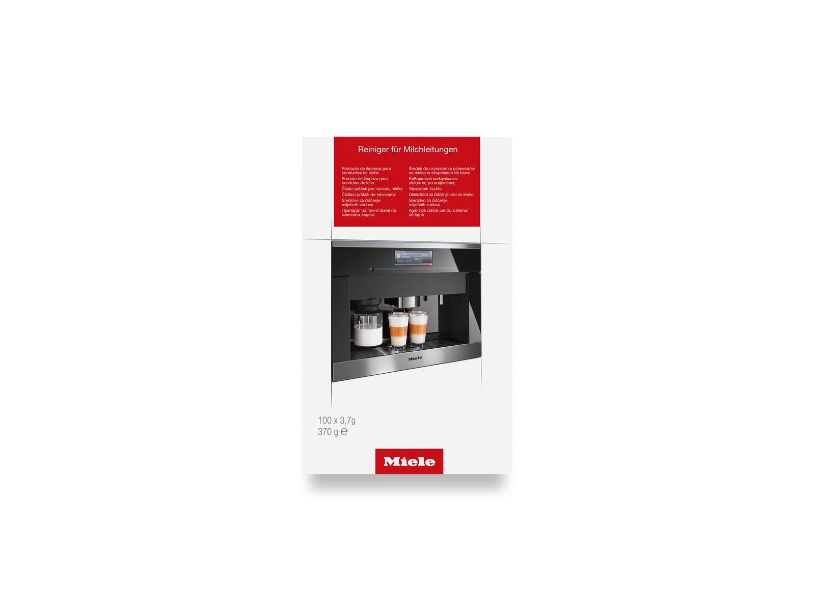 Soluții De Îngrijire Miele GP CL MCX 1001 P Ag. Curățare Traseu Lapte 100 Plicuri - Imagine 1