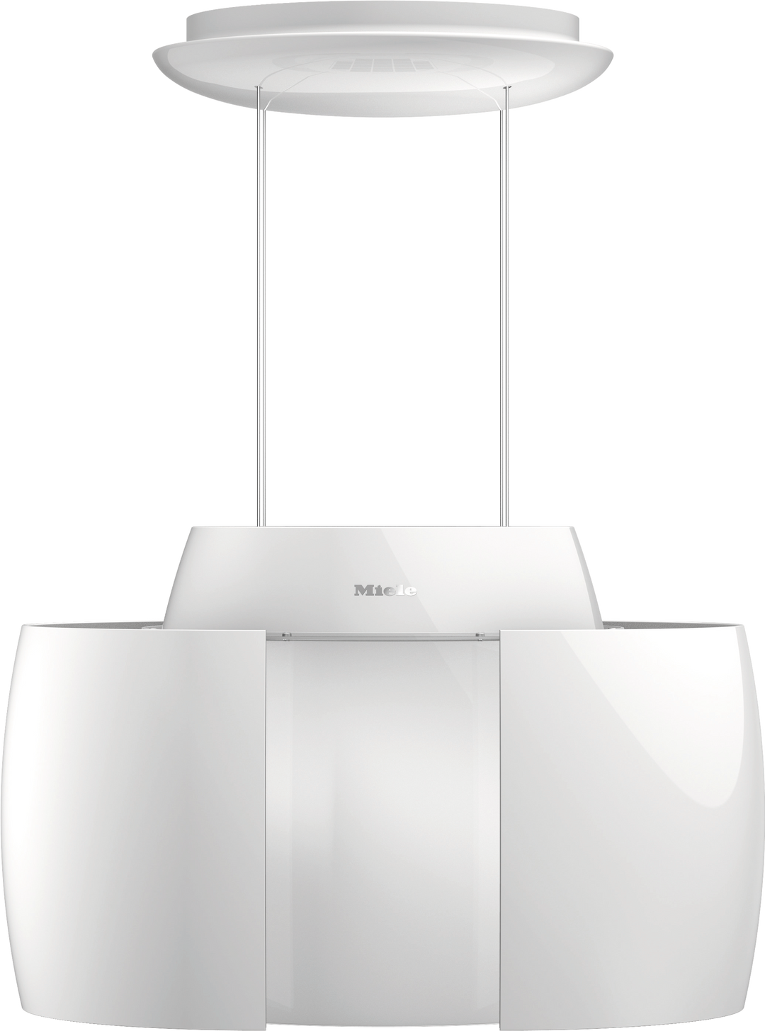 Hotă Miele Insulă DA 7378 D Aura 4.0 Ambient Alb Brilliant - Imagine 2