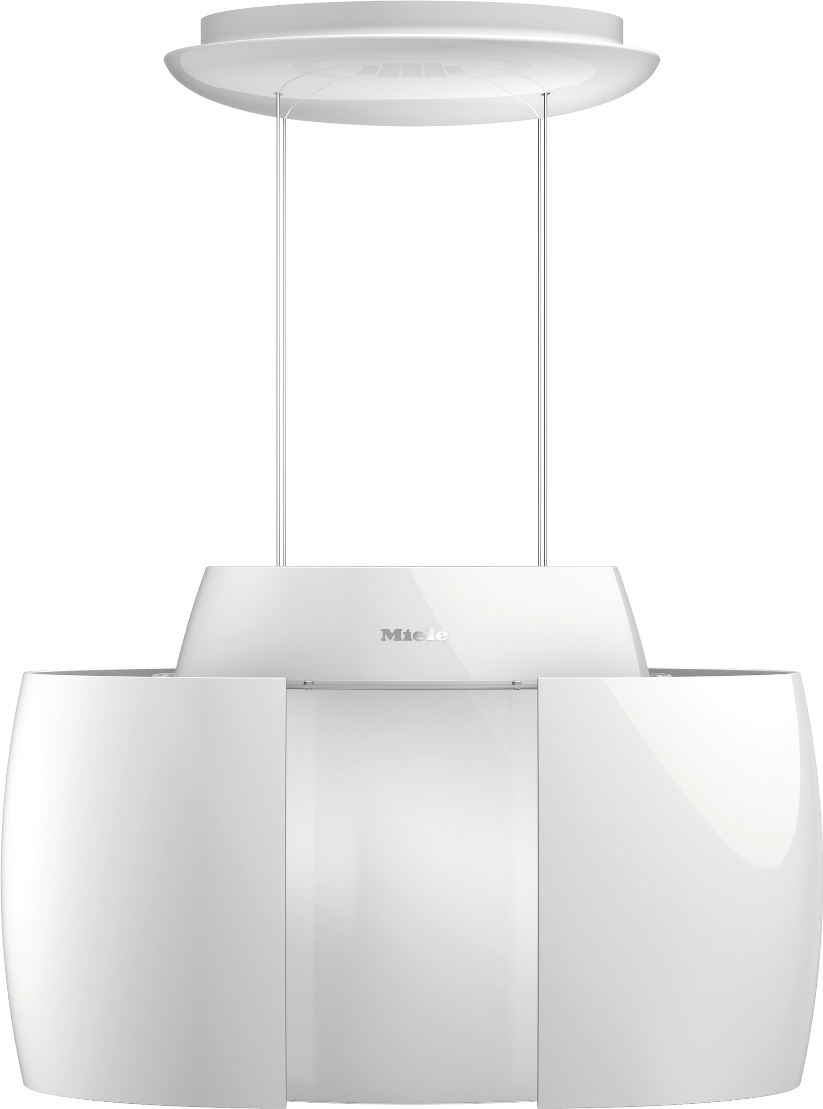 Hotă Miele Insulă DA 7378 D Aura 4.0 Ambient Alb Brilliant - Imagine 2
