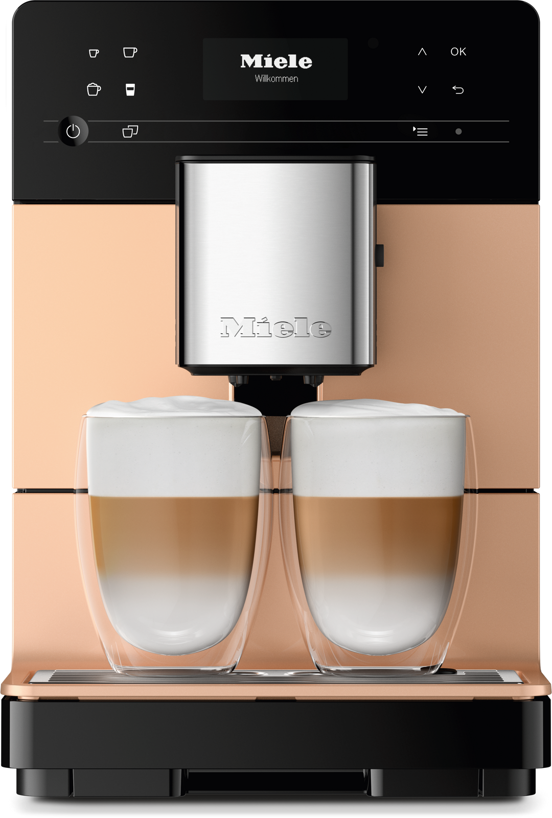Espressor Miele CM 5510 Silence Auriu Trandafir - Imagine 1