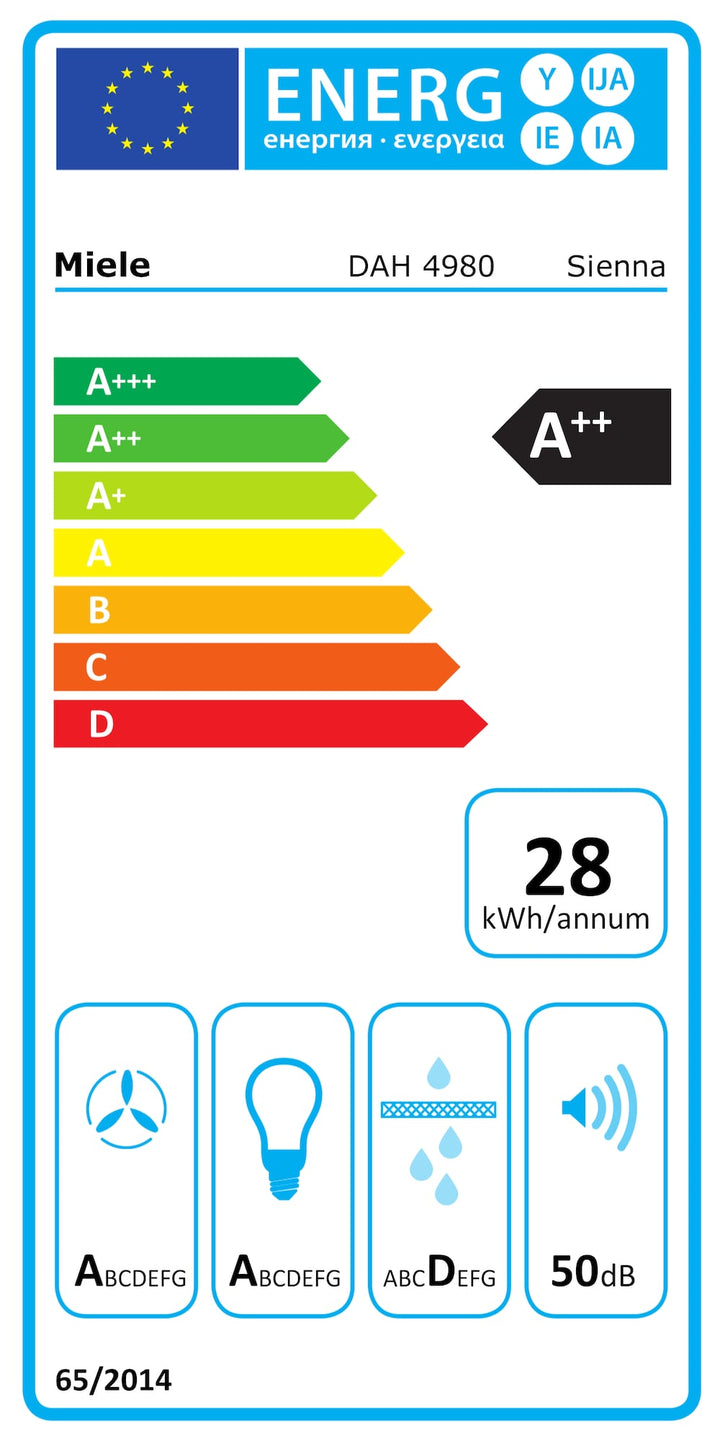 Hotă Miele DAH 4980 Sienna Bej Perlă - Imagine 6
