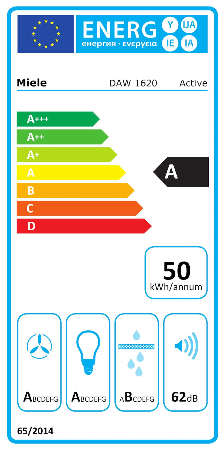 Hotă Miele DAW 1620 Active Oţel Inoxidabil - Imagine 4