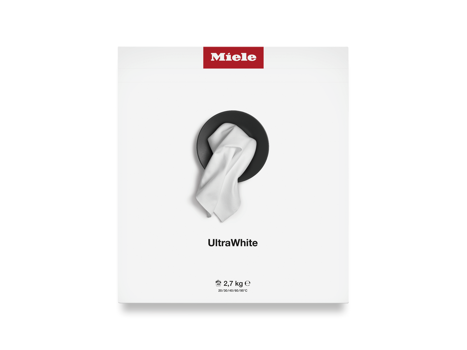Detergent Miele UltraWhite Pudră Universal 2.7 Kg - Imagine 1
