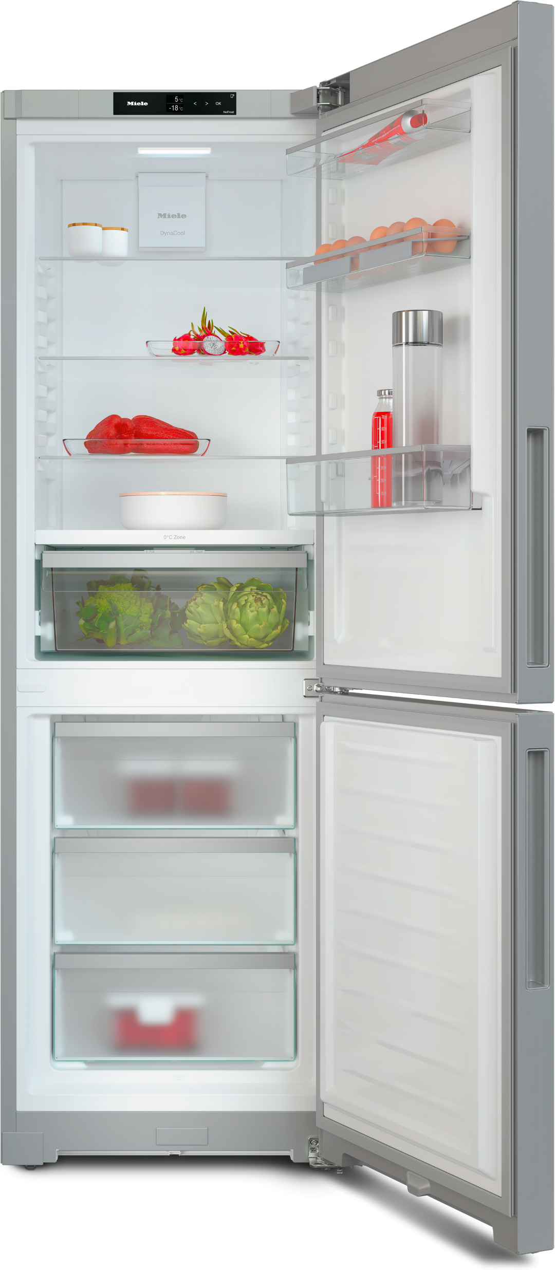 Combină Frigorifică Miele KFN 4377 CD Aspect De Inox - Imagine 2