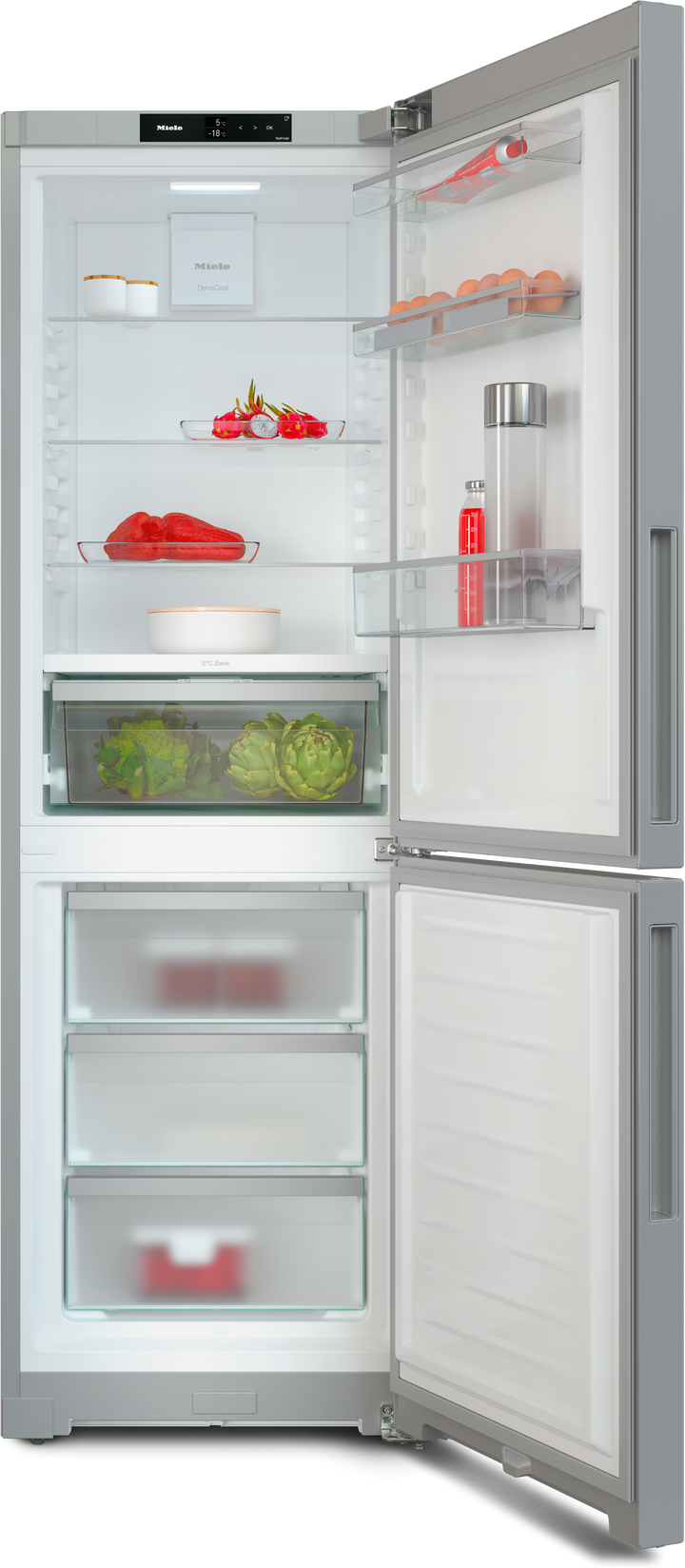 Combină Frigorifică Miele KFN 4377 CD Aspect De Inox - Imagine 2