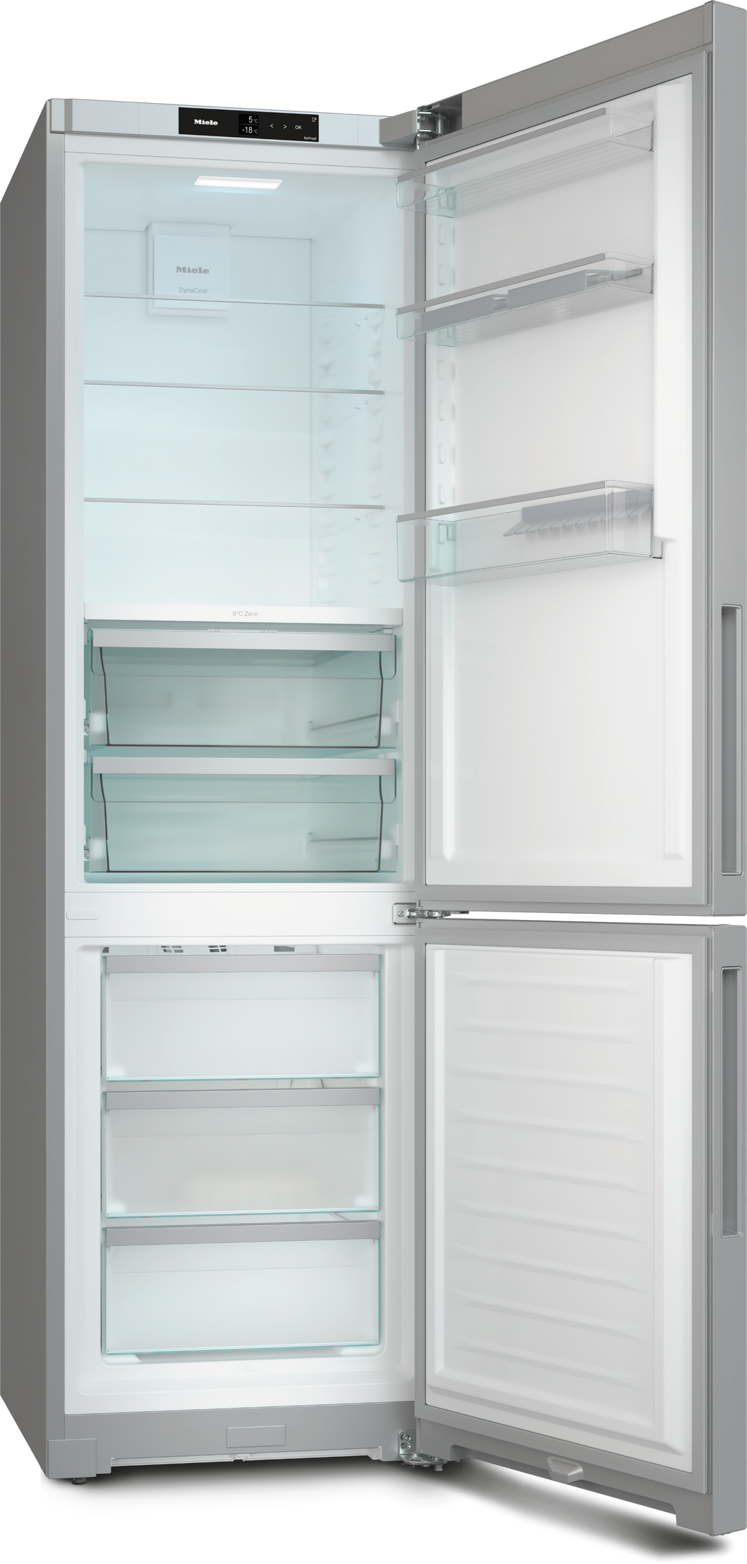 Combină Frigorifică Miele KFN 4397 CD Aspect De Inox - Imagine 3