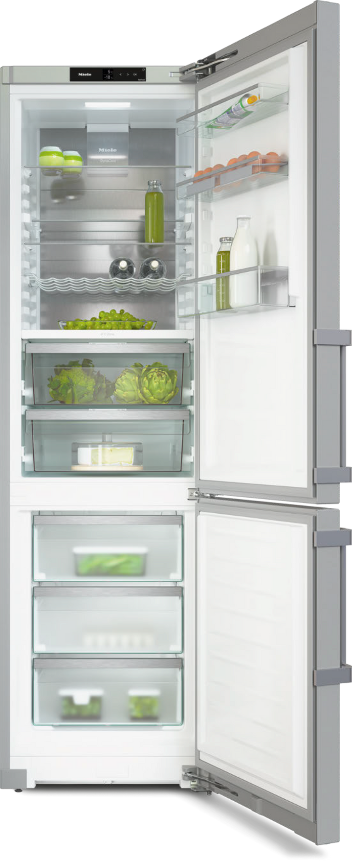 Combină Frigorifică Miele KFN 4799 CDE Oțel Inoxidabil CleanSteel - Imagine 2