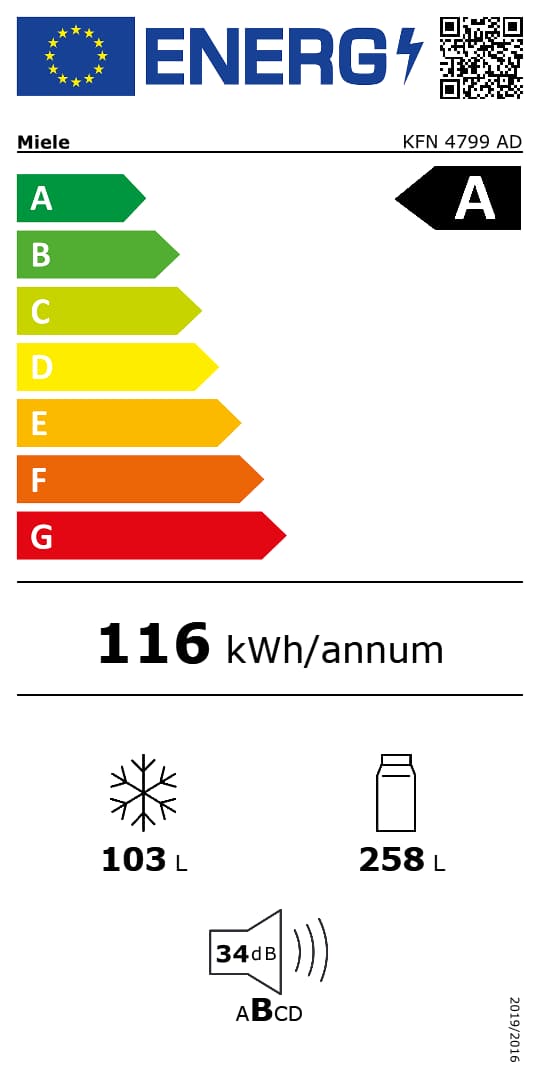 Combină Frigorifică Miele KFN 4799 CDE Oțel Inoxidabil CleanSteel - Imagine 7
