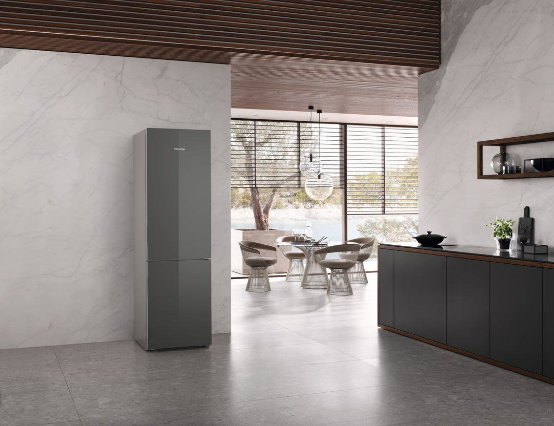Combină Frigorifică Miele KFN 4898 AD Sticlă Gri Grafit - Imagine 6
