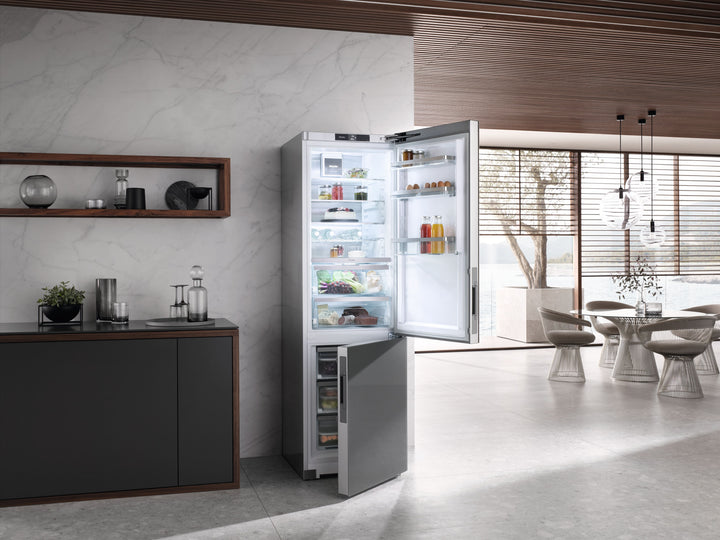 Combină Frigorifică Miele KFN 4898 AD Sticlă Gri Grafit - Imagine 7