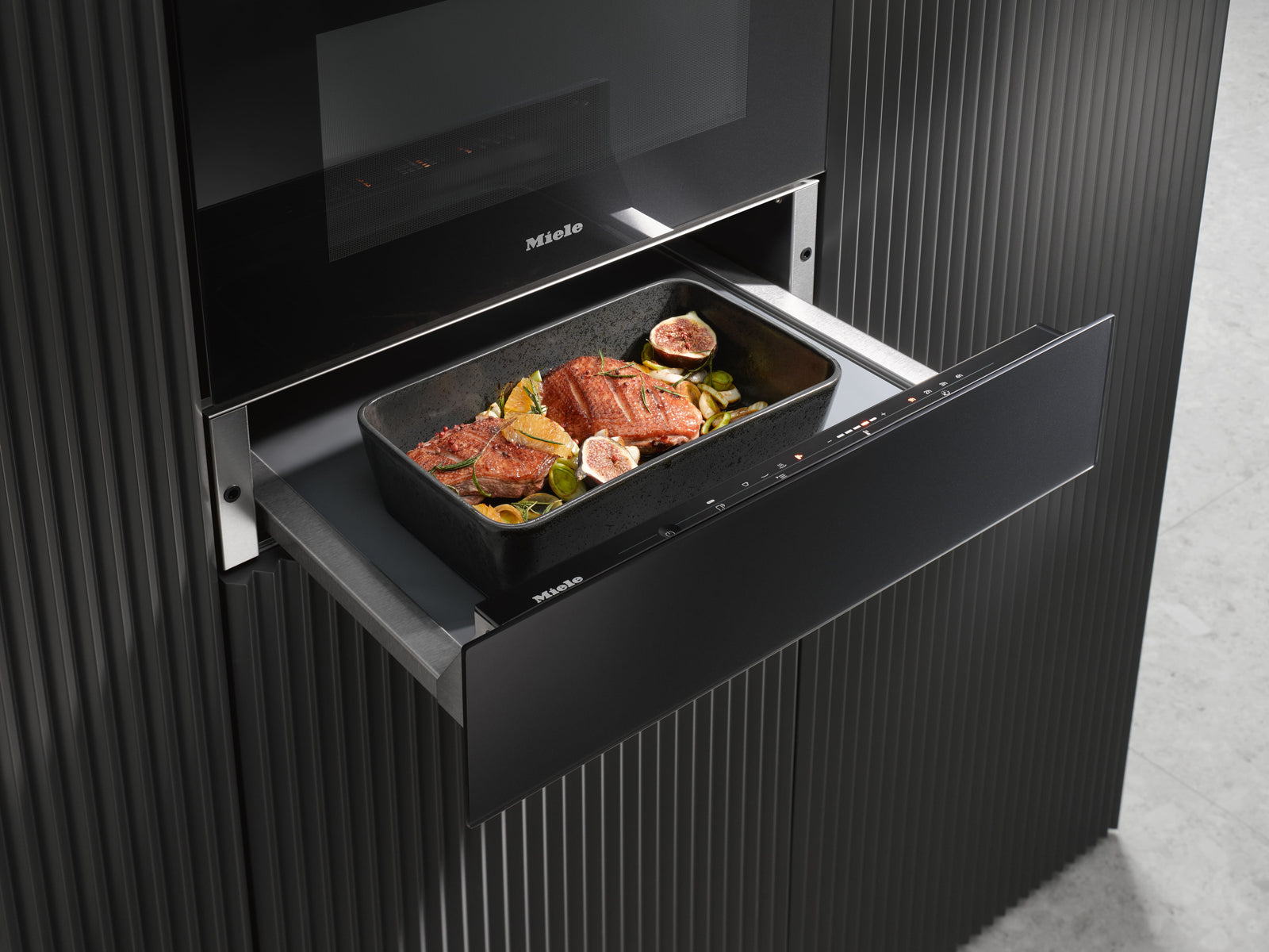 Sertar Termic Și Vidare Miele EVS 7010 Negru Obsidian - Imagine 2