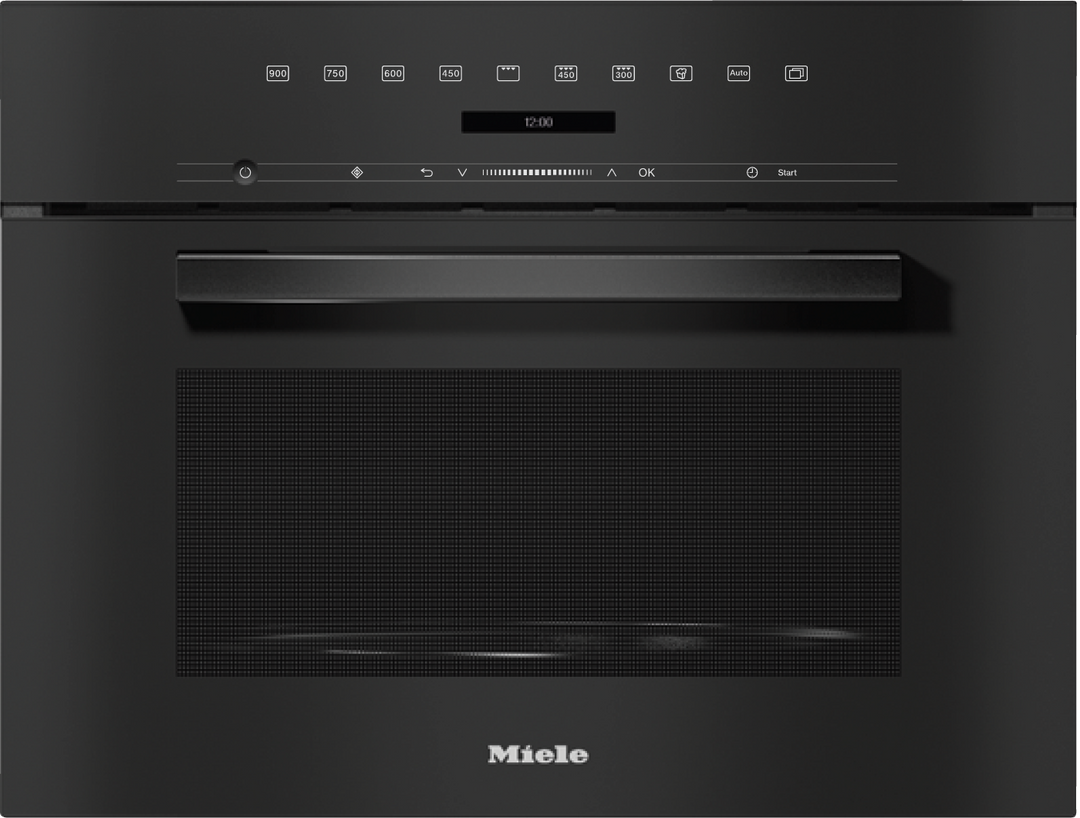 Cuptor Cu Microunde Miele M 7244 TC Negru Obsidian - Imagine 1