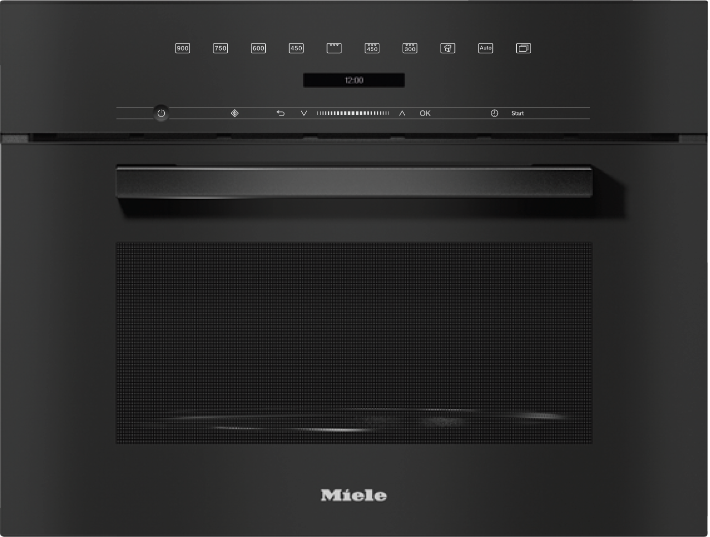 Cuptor Cu Microunde Miele M 7244 TC Negru Obsidian - Imagine 1
