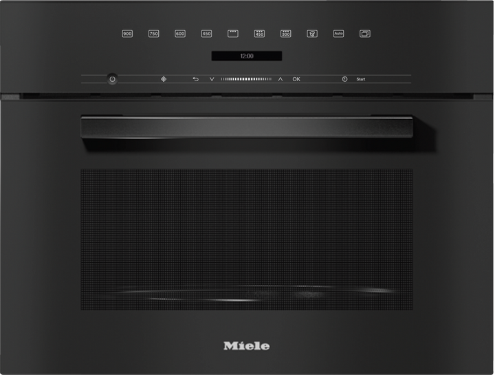 Cuptor Cu Microunde Miele M 7244 TC Negru Obsidian - Imagine 1