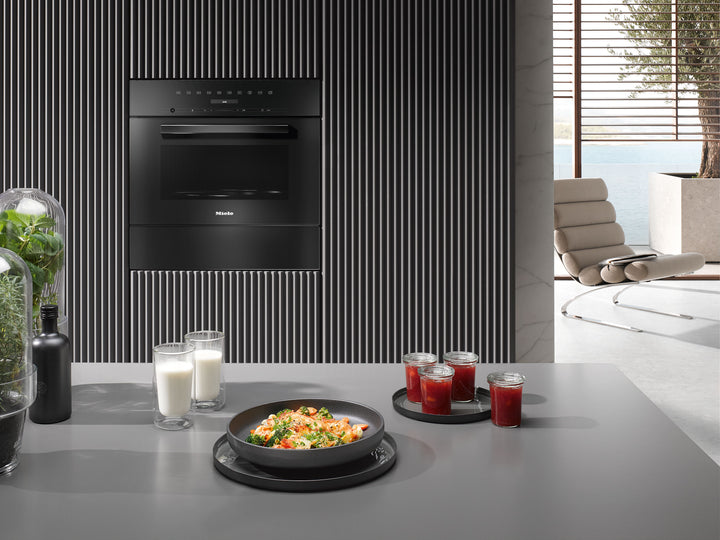 Cuptor Cu Microunde Miele M 7244 TC Negru Obsidian - Imagine 3