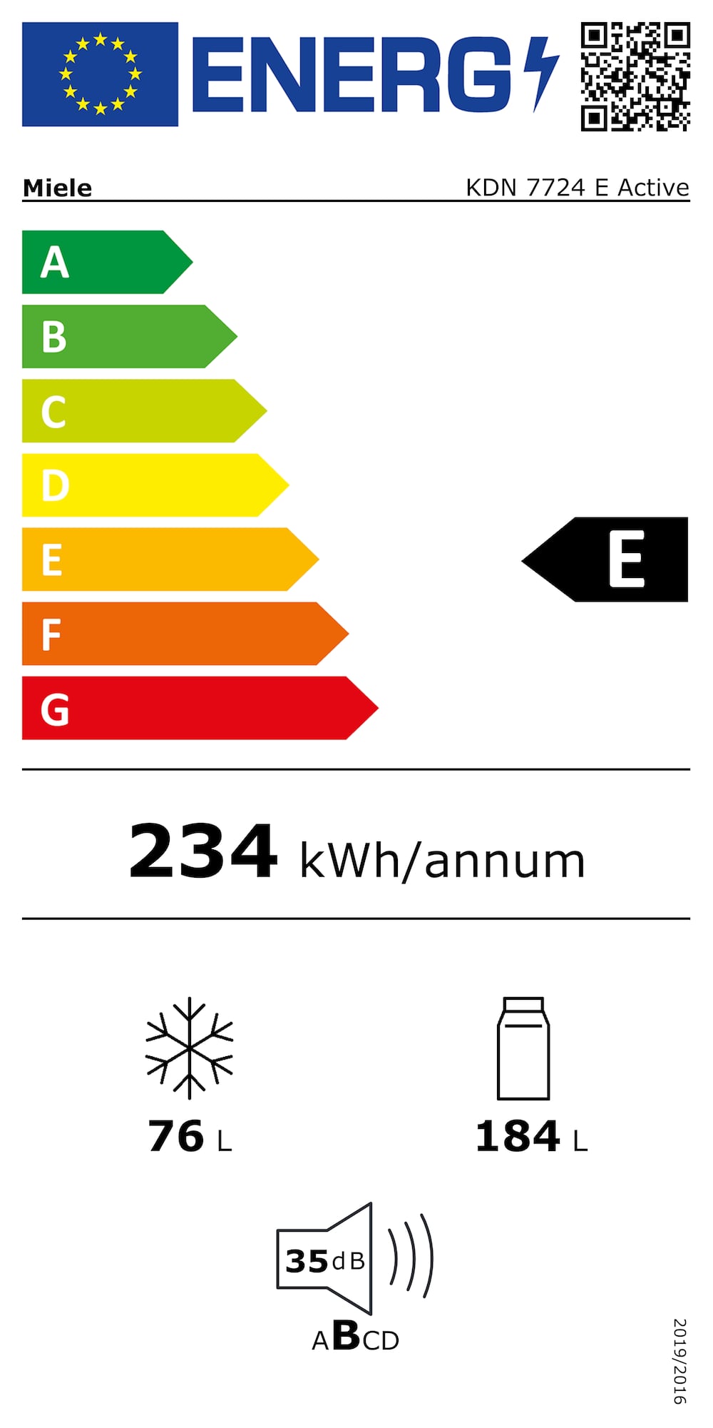 Combină Frigorifică Miele KDN 7724 E Active - Imagine 10