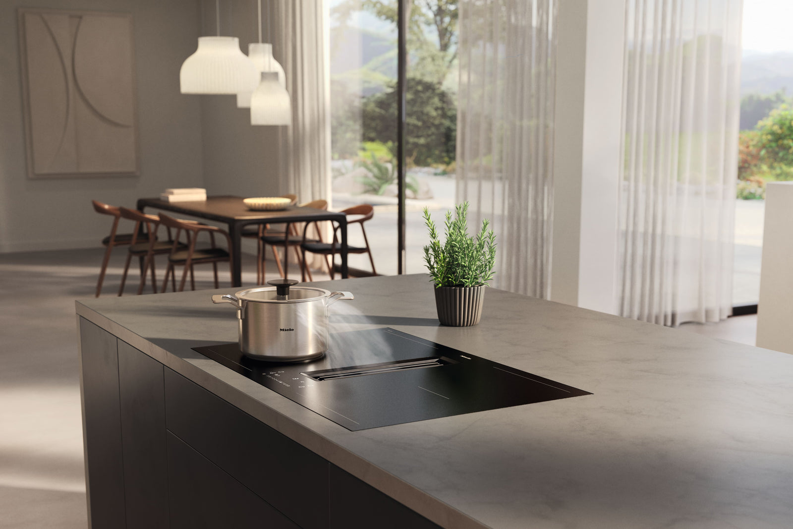Plită Miele Inducție KMDA 7876-1 FL MattFinish - Imagine 2