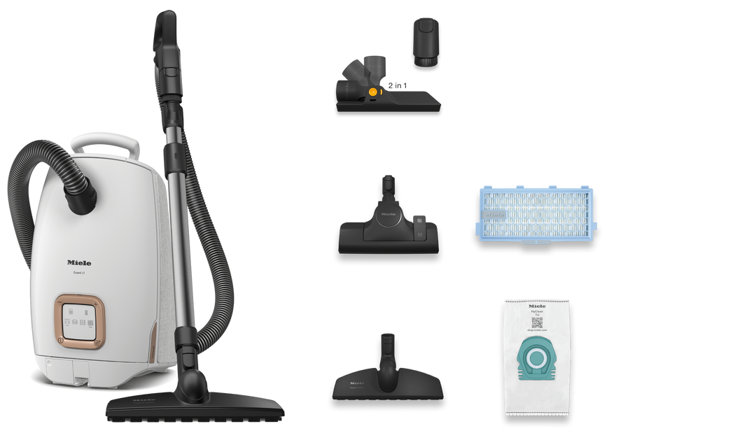 Aspirator Cilindric Guard L1 Parquet Alb Brilliant - Imagine 2