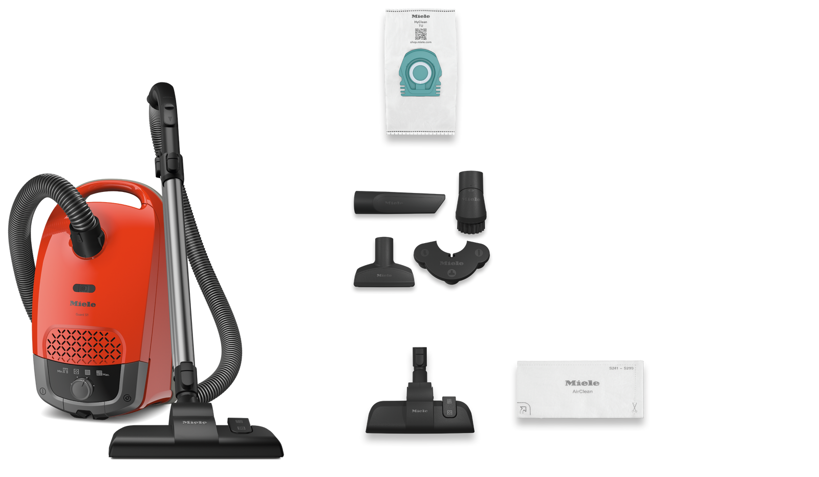 Aspirator Cilindric Guard S1 Junior Roșu Teluric - Imagine 2