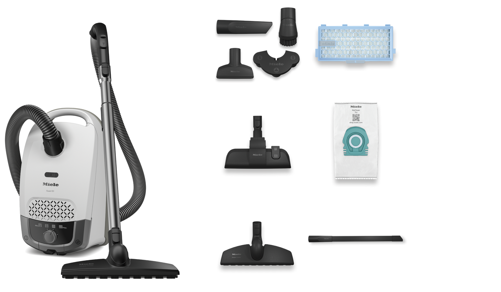 Aspirator Cilindric Guard S1 Parquet Flex Alb Brilliant - Imagine 2