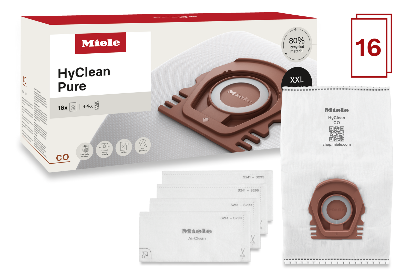 CO XXL HyClean Pure 16 Saci De Aspirator La Un Preț Special - Imagine 2