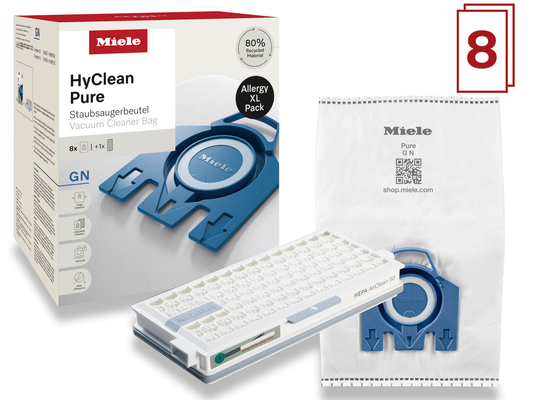 GN Allergy XL HyClean Pure 8 Saci De Aspirator Și Un Filtru HEPA La Un Preț Special - Imagine 2