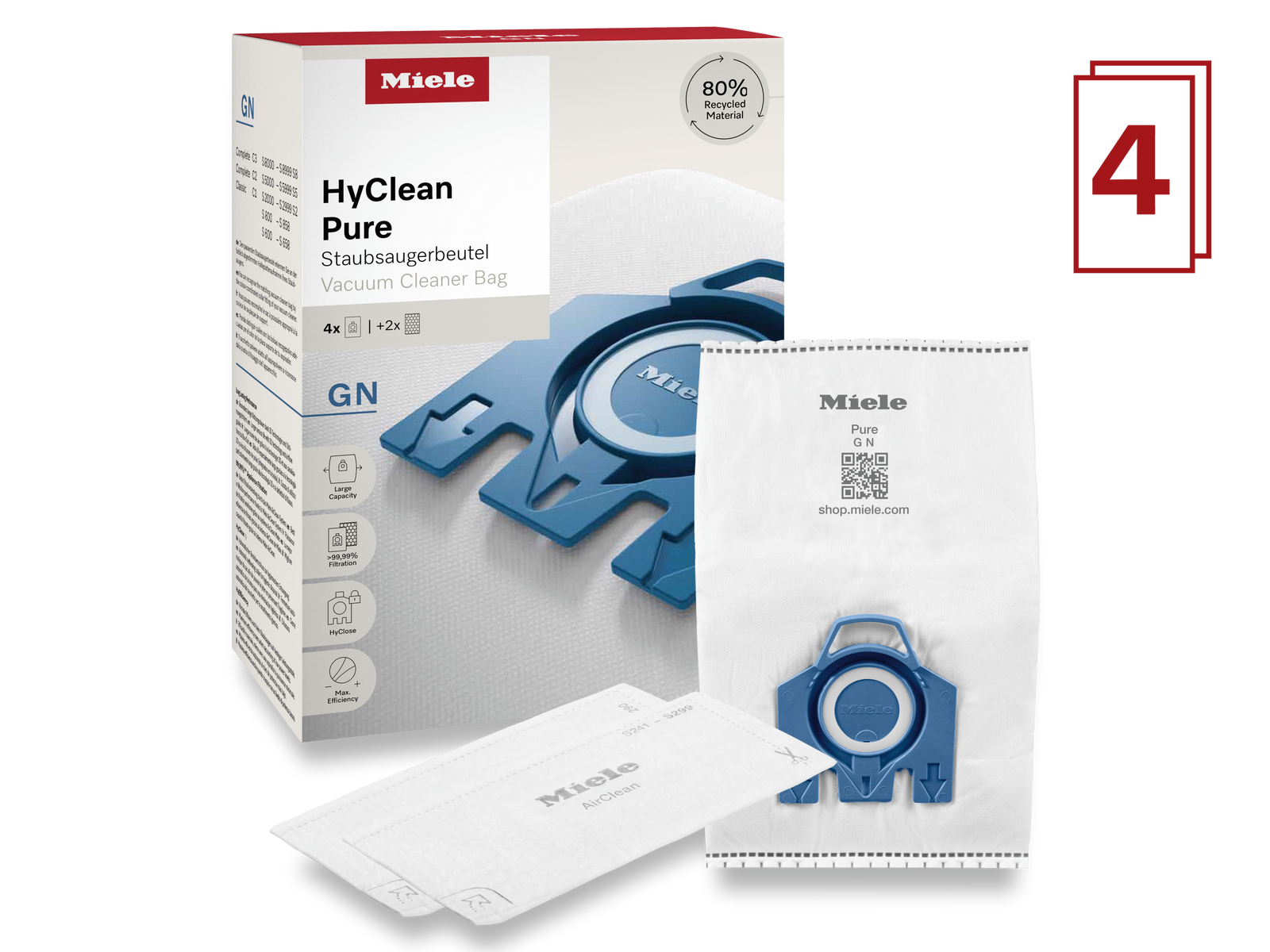 GN HyClean Pure Sac Pentru Aspirator HyClean Pure GN - Imagine 2