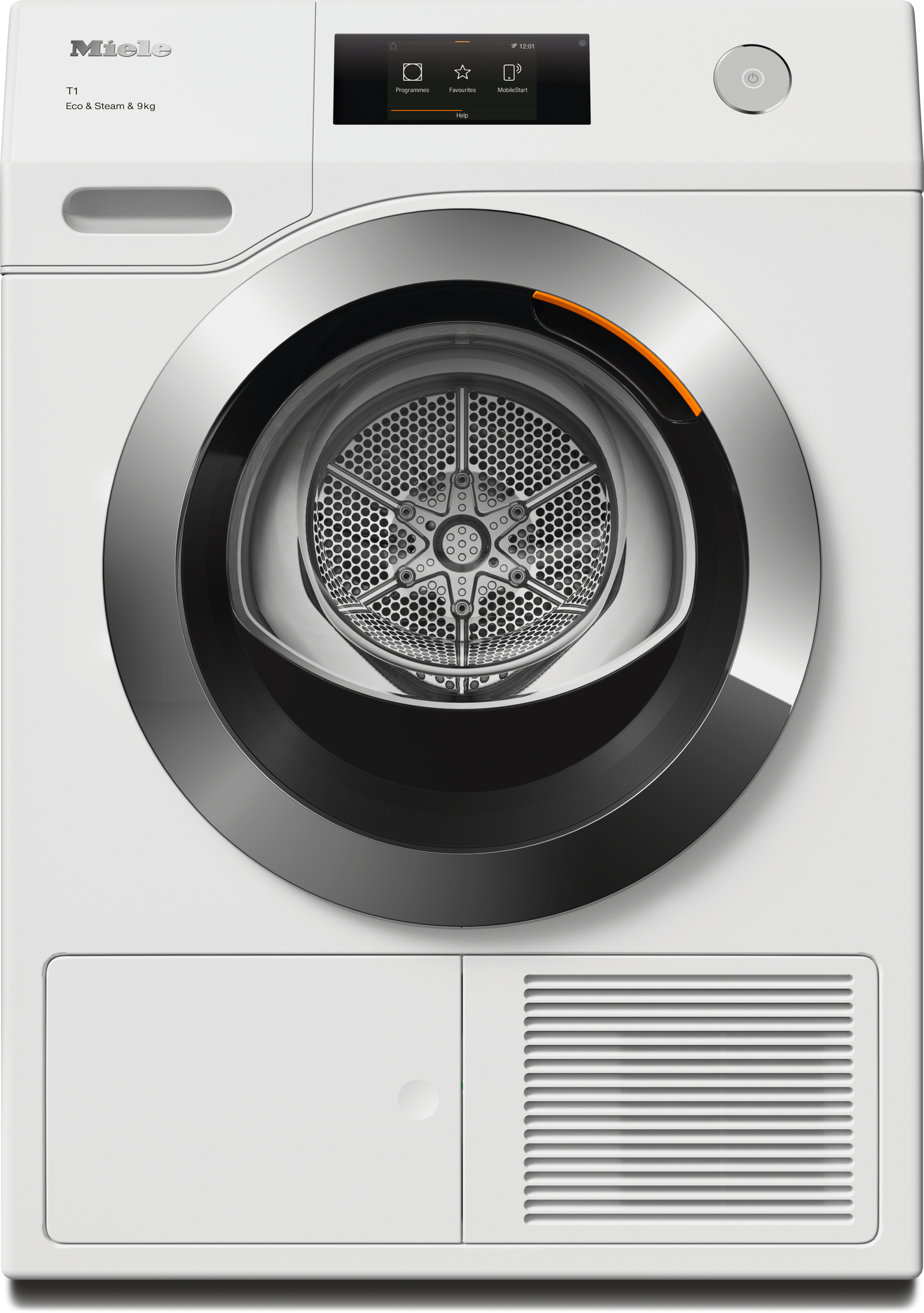 Uscător Miele TCR790WP Eco&Steam&9kg Alb Lotus - Imagine 1