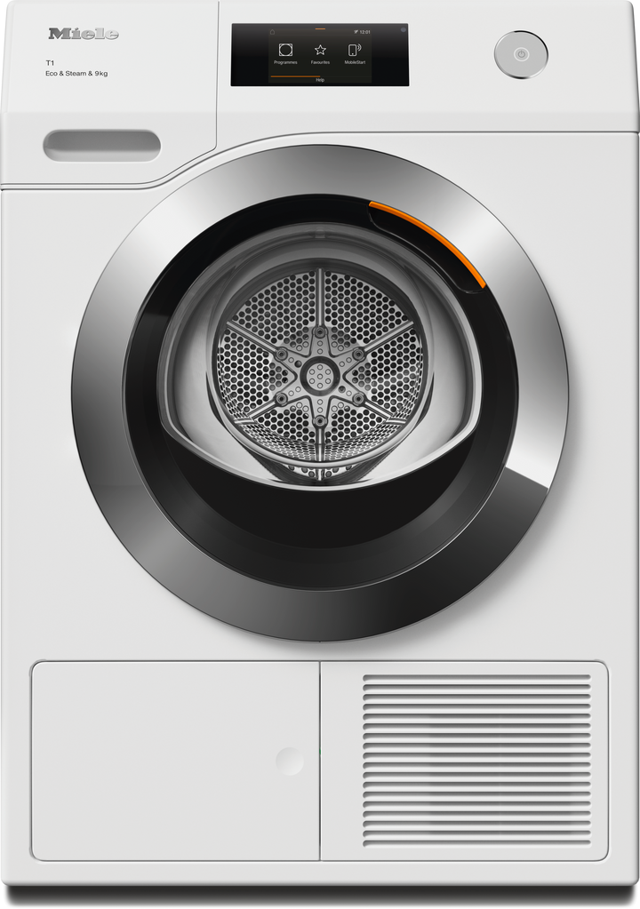 Uscător Miele TCR790WP Eco&amp;Steam&amp;9kg Alb Lotus - Imagine 1