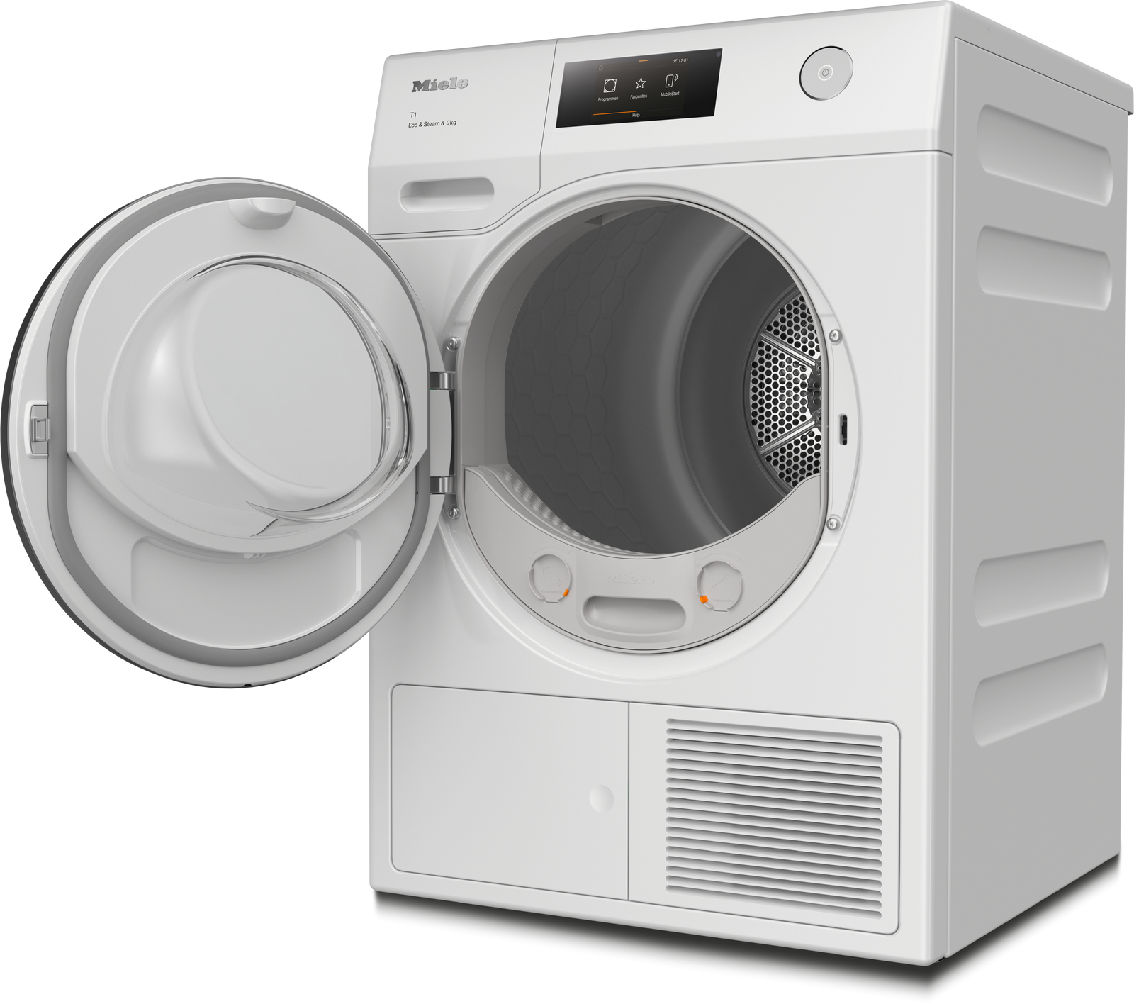 Uscător Miele TCR790WP Eco&Steam&9kg Alb Lotus - Imagine 2