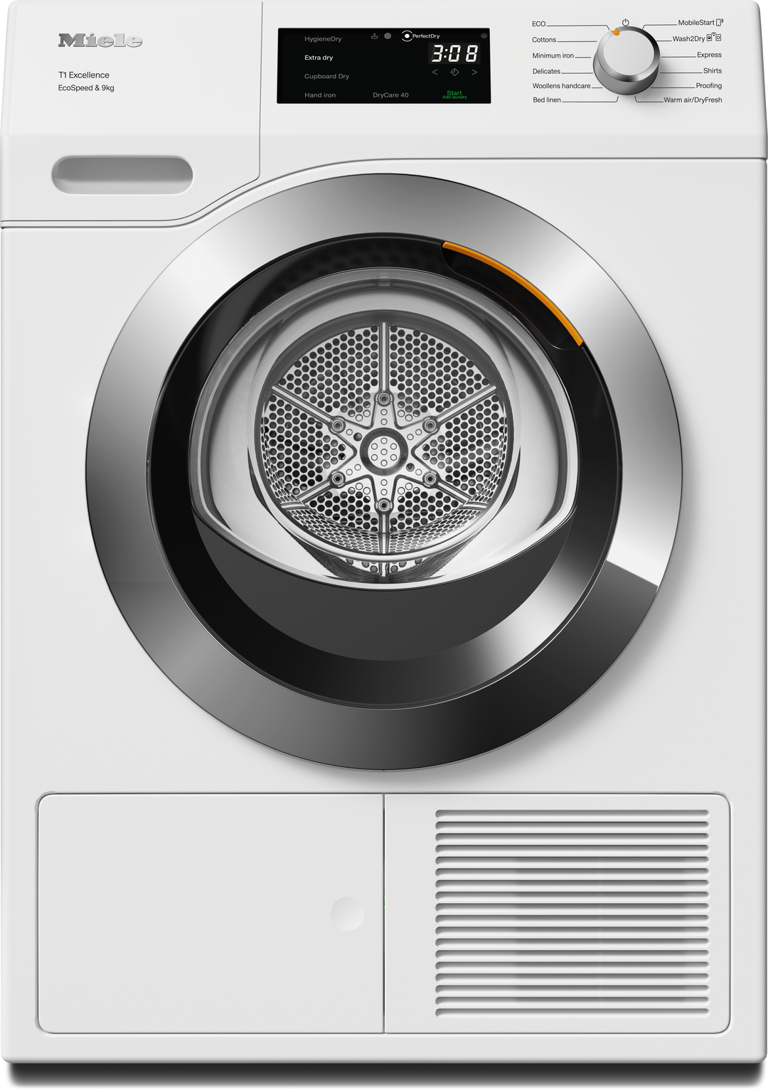 Uscător Rufe Miele T1 TEH795WP EcoSpeed 9kg - Imagine 1