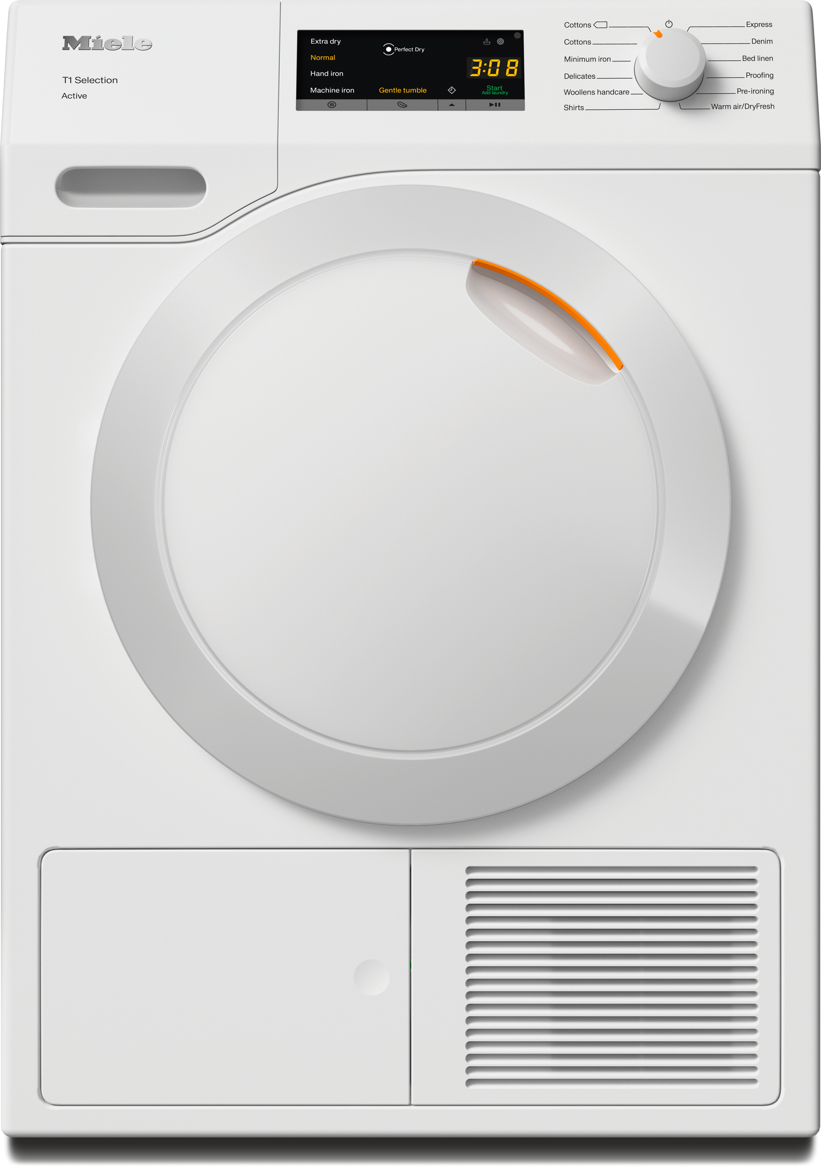 Uscător Cu Pompă De Căldură Miele TSA233WP Active Alb Lotus - Imagine 1