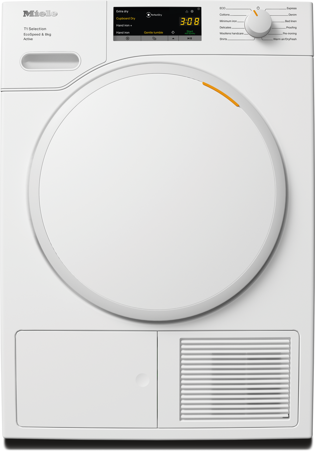 Uscător Cu Pompă De Căldură Miele TSA523WP 8kg Active - Imagine 1
