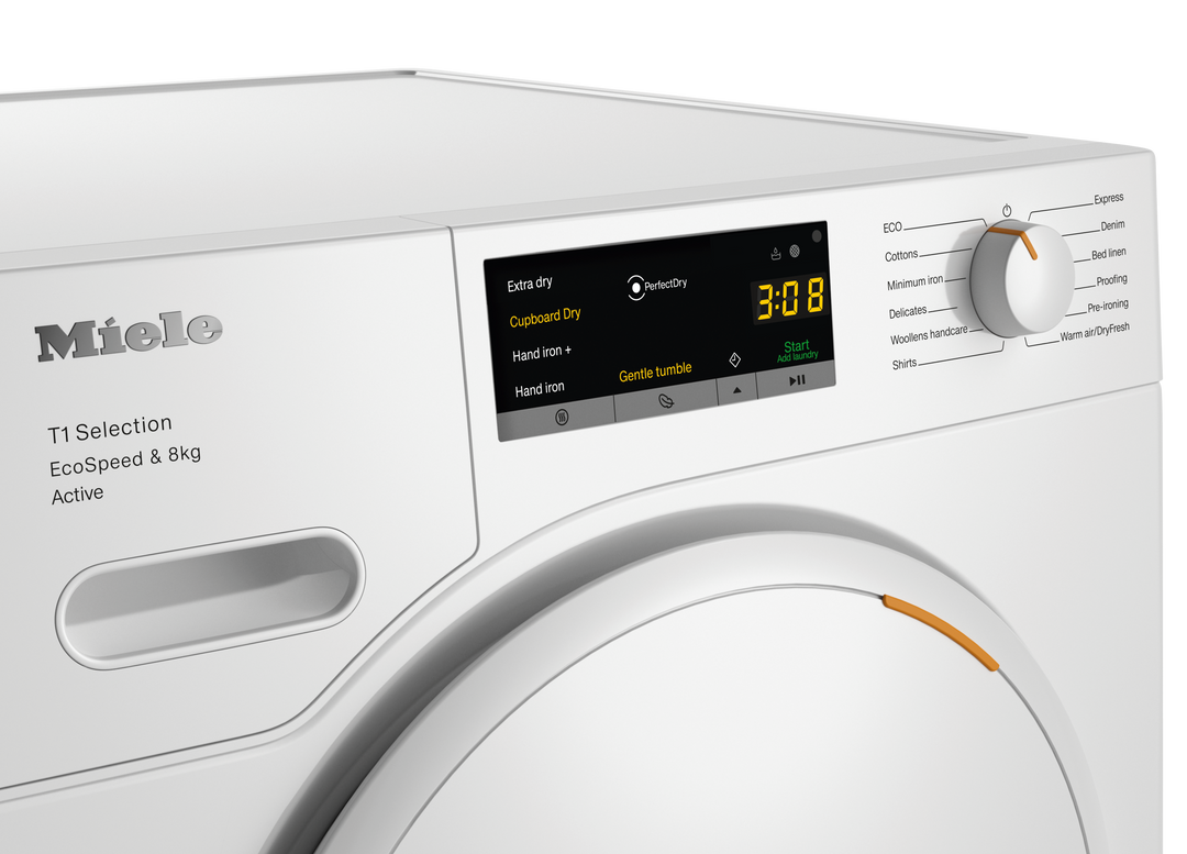 Uscător Cu Pompă De Căldură Miele TSA523WP 8kg Active - Imagine 3