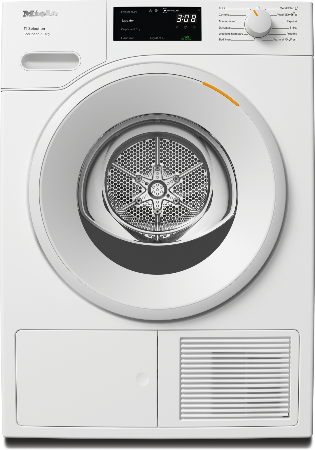 Uscător Cu Pompă De Căldură Miele TSD643WP EcoSpeed&amp;9kg - Imagine 1