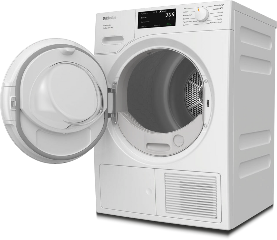 Uscător Cu Pompă De Căldură Miele TSD643WP EcoSpeed&amp;9kg - Imagine 2