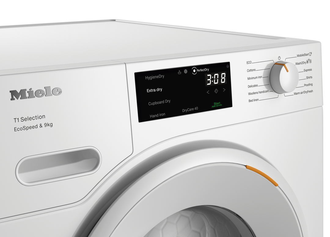 Uscător Cu Pompă De Căldură Miele TSD643WP EcoSpeed&amp;9kg - Imagine 3