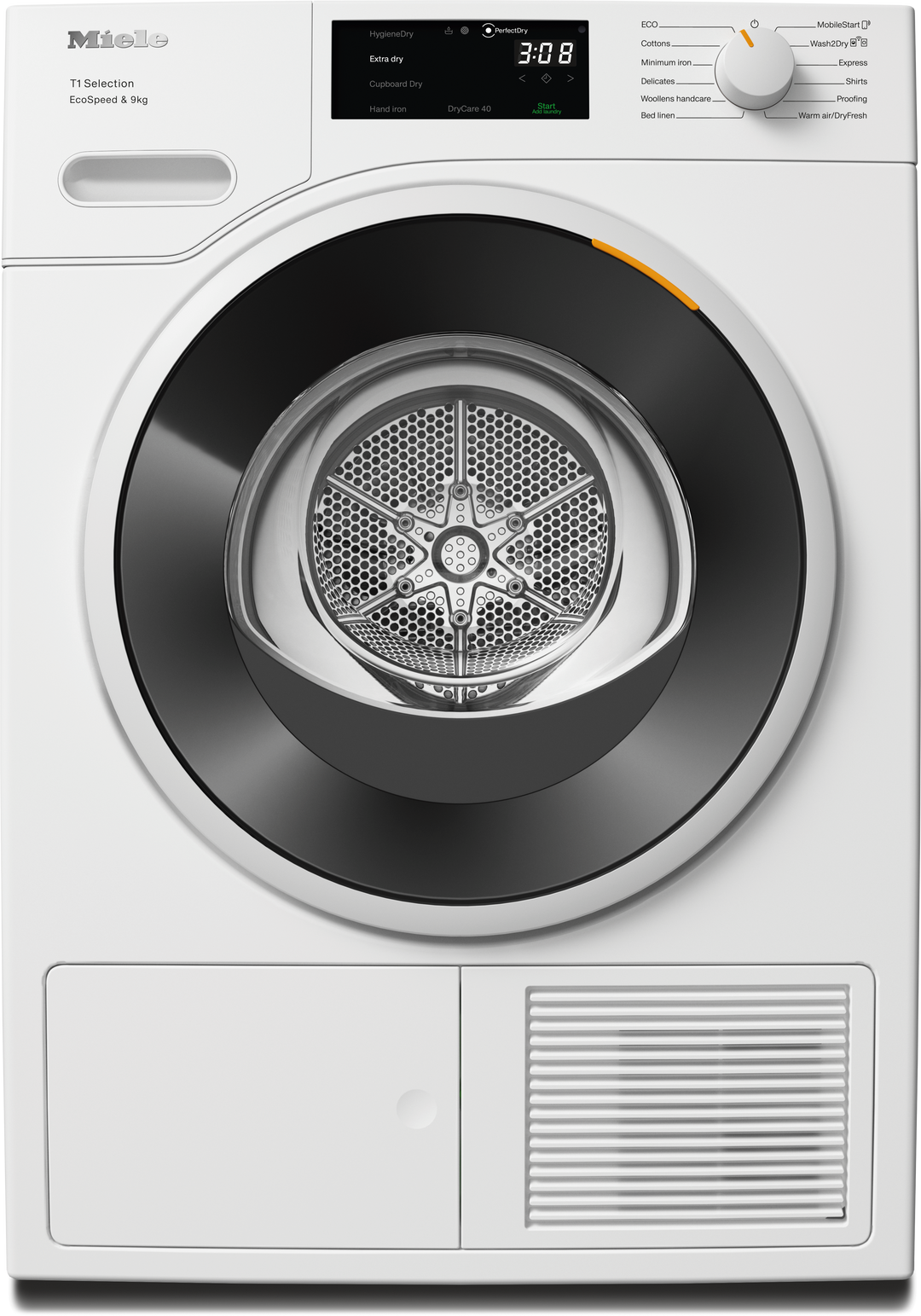 Uscător Cu Pompă De Căldură Miele TSH783WP EcoSpeed&amp;9kg - Imagine 1