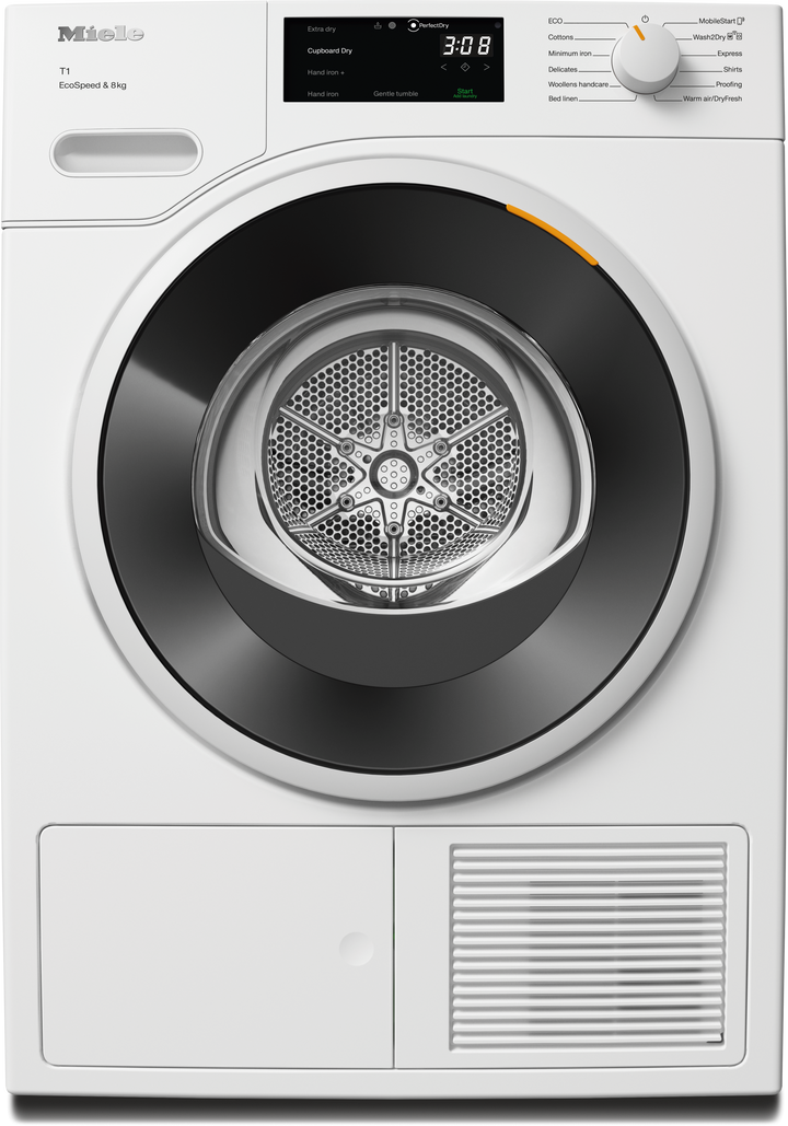 Uscător Cu Pompă De Căldură Miele TWC640WP EcoSpeed&amp;8kg - Imagine 1