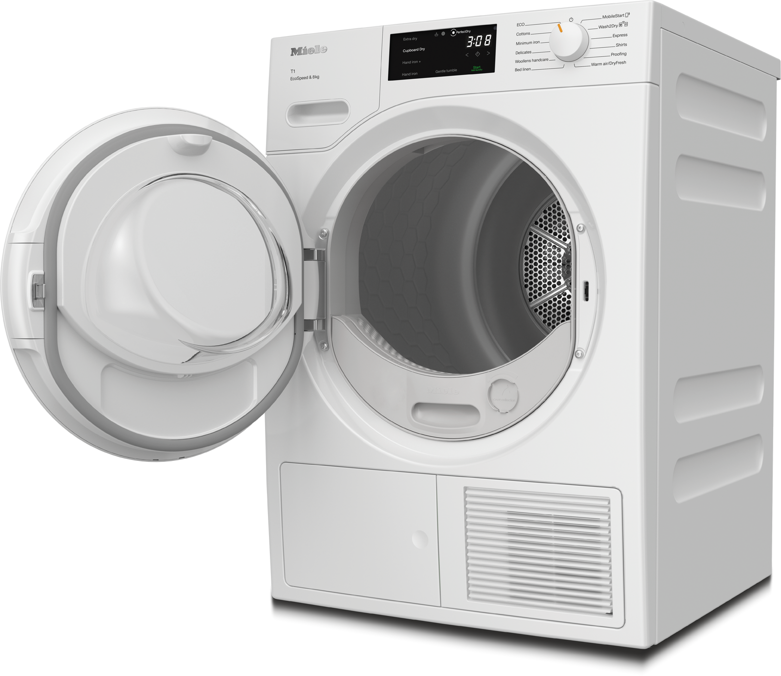 Uscător Cu Pompă De Căldură Miele TWC640WP EcoSpeed&8kg - Imagine 2